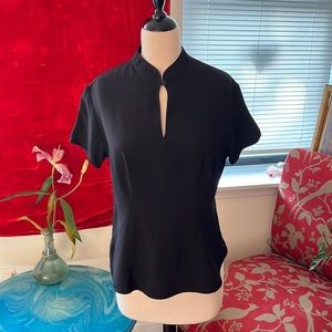 Equipment Silk Charmeuse Blouse, “Cheongsam shirt” inspired